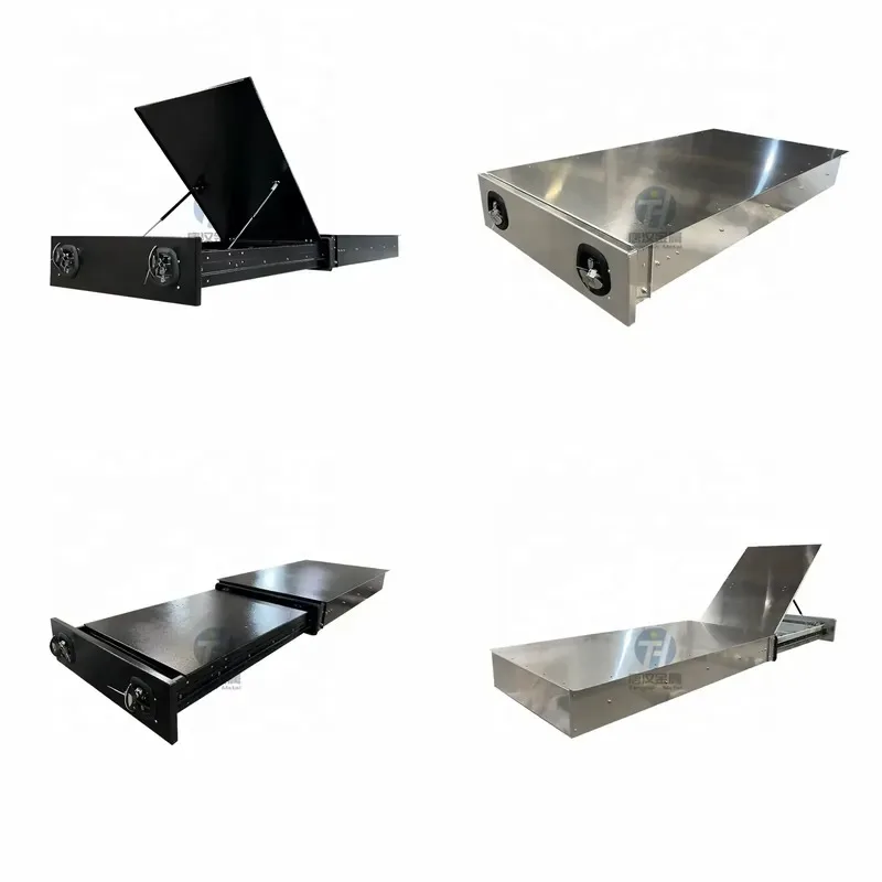 1500mm Black Heavy Duty Aluminium Toolbox Drawer for Ute Tray Canopy