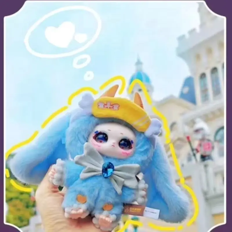 サマエル V2 ドリーム・オブ・パラダイス シリーズ 漫画風 ブラインドボックス 可愛い 大きな耳のぬいぐるみ ビニール製顔 ペンダント デスクトップ飾り ミステリーギフト