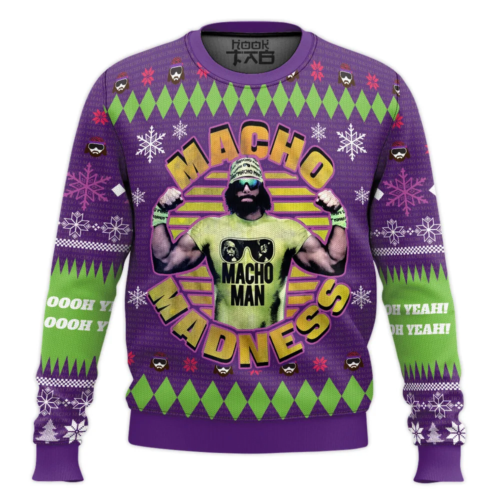 Winter Wrestling Easy Sweater Men's The Crop Ugly Christmas Sweater Funny Holiday Party Pullover Men's Christmas Gift 2026
