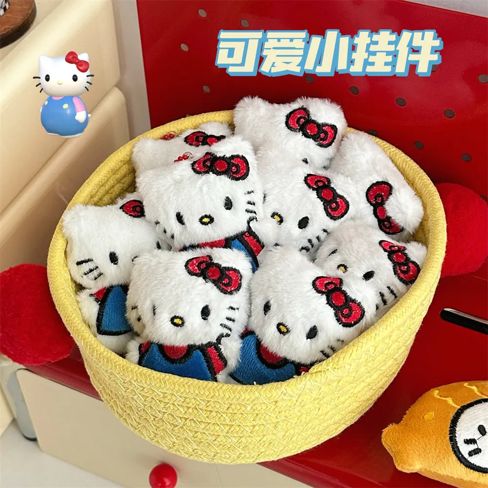 Leuke Cartoon Hello Kitty Kat Snapper Konijn Pluche Pop Hanger Tas Accessoires Sleutelhanger Kid Speelgoed In Tas Hanger Vriendin Gift