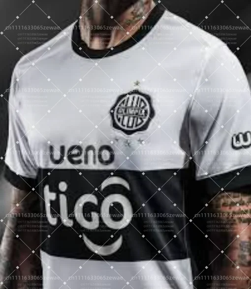 Nueva Equipación del Club Olimpia 2026, Camiseta Deportiva para Hombre, Tejido de Punto Transpirable, Manga Corta, para Partidos de Fútbol y Motociclismo
