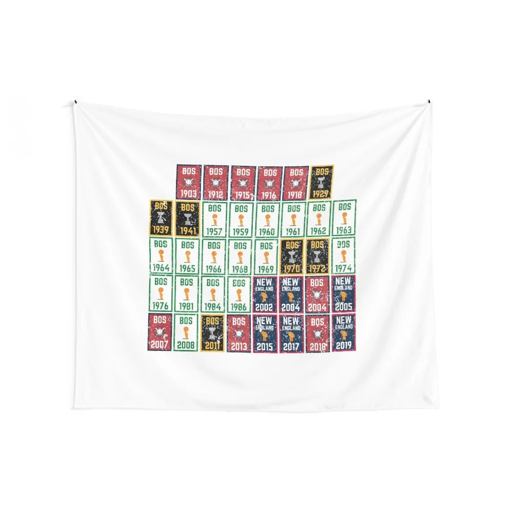 Fan of Fenway City Champions New England Boston Sports Championship Banner Title Tapestry Decoration For Rooms Tapestry