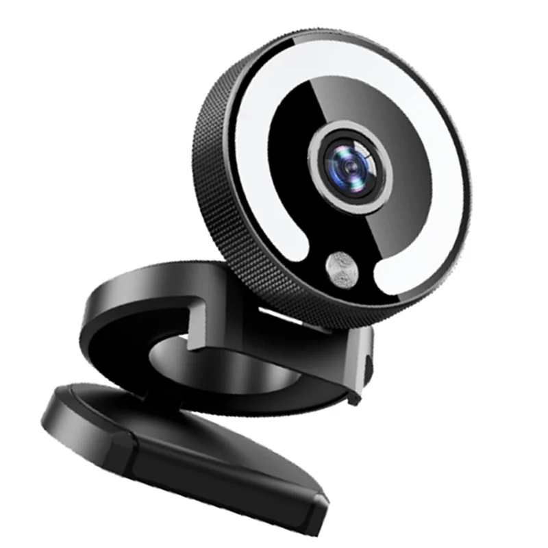 

B37B-Premium 4K Webcam With Fill Light - Enhance Your Live Broadcasts And Video Chats On PC And Laptop