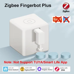 Zigbee-Smart Fingerbot Plus Switch Button Pusher Touch Arms, Tuya Smart Life Control nous-mêmes avec Alexa Google Assistant