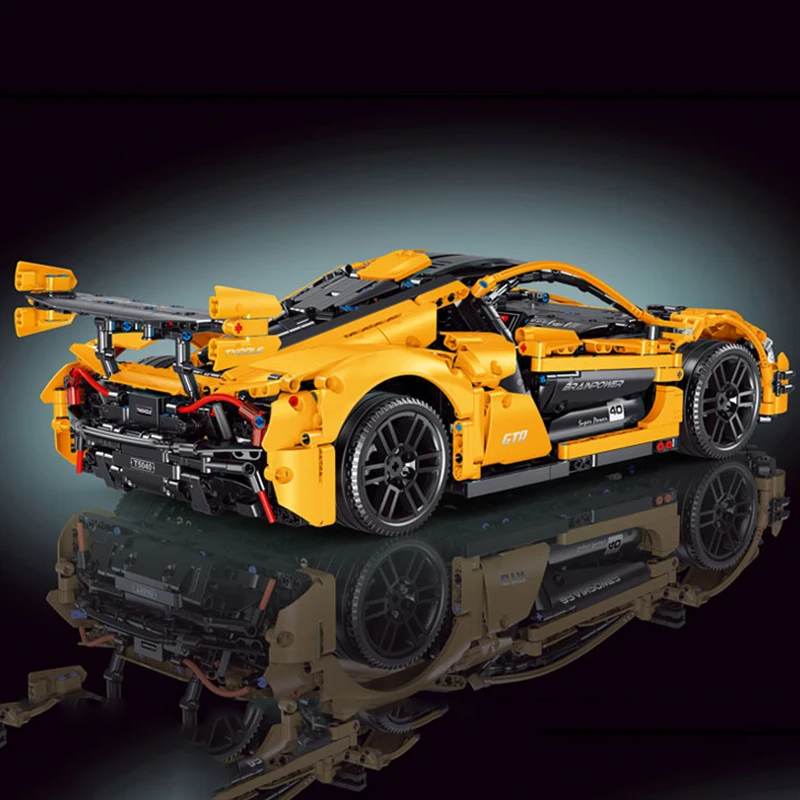 Em estoque t5040 moc técnico 1:10 rc veículo esportivo blocos de construção tijolos montagem modelo brinquedos diy para meninos presente natal conjunto