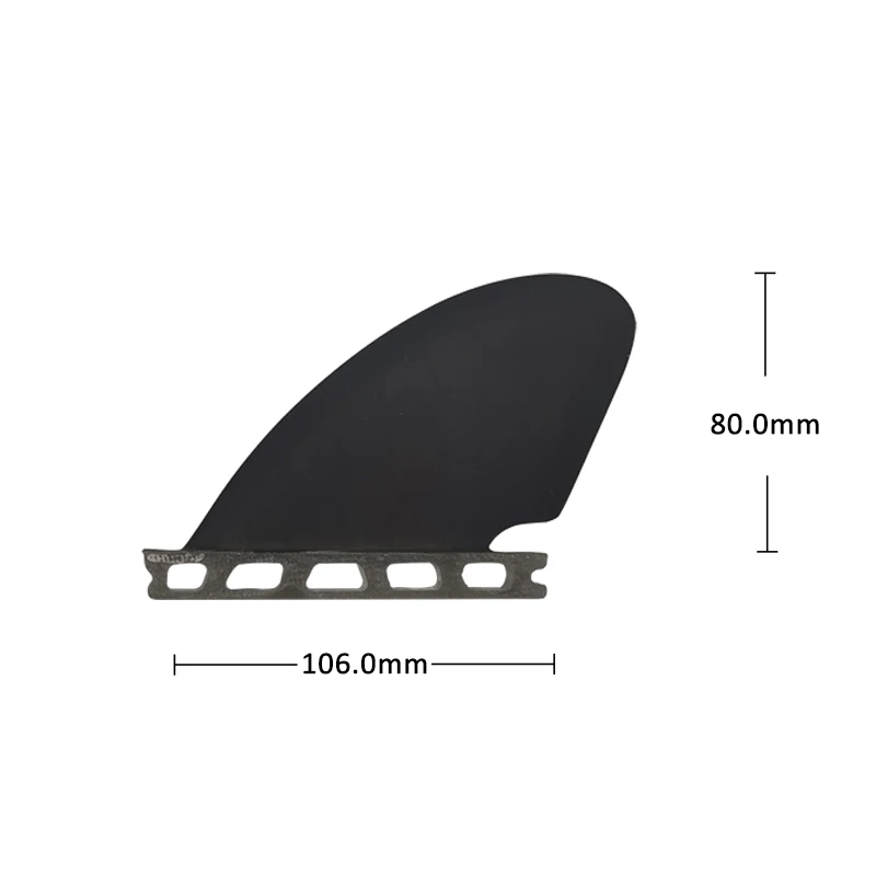 UPSURF-Surfboard Fins Set, Big Honeycomb Fins, Twin Rear Fin, Twin Side Fins, Single Tabs, 4 Fins, Surf Fins, Quad Set