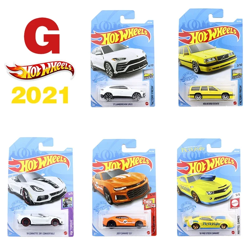 2021G Hot Wheels Original Metal Die-Casting Sports Car Toy Collection Gift Mini Simulation Racing Model