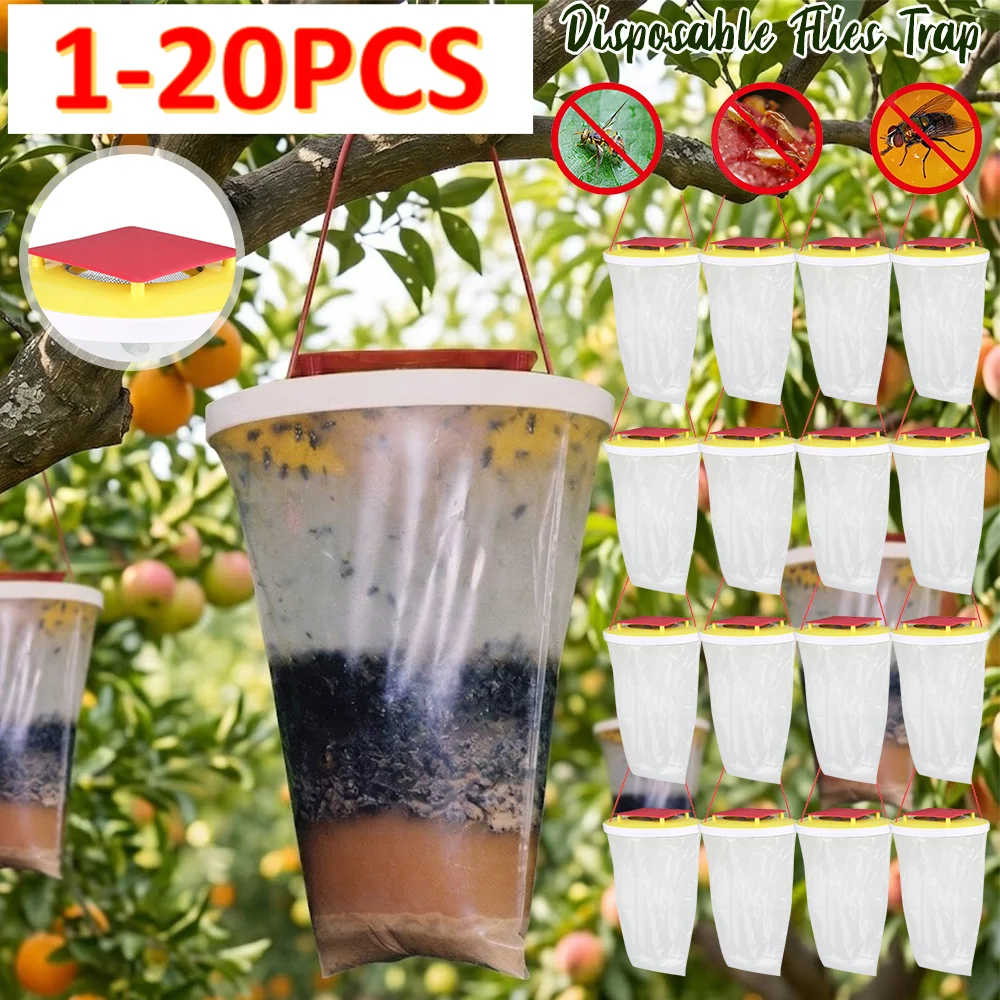 Bug Catching Kit - 1-15개입 플라이 캐칭 백 일회용 벌레