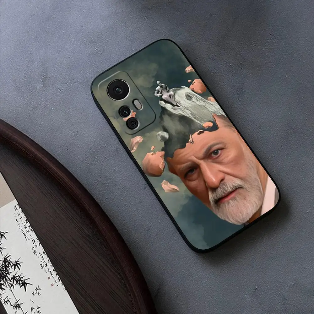 Sigmund Psychoanalysis Freud Phone Case for Xiaomi Redmi Note 13 14 10 12 Pro POCO X5 F4 F5 Pro 12 13 11T Lite Ultra Fundas Cove