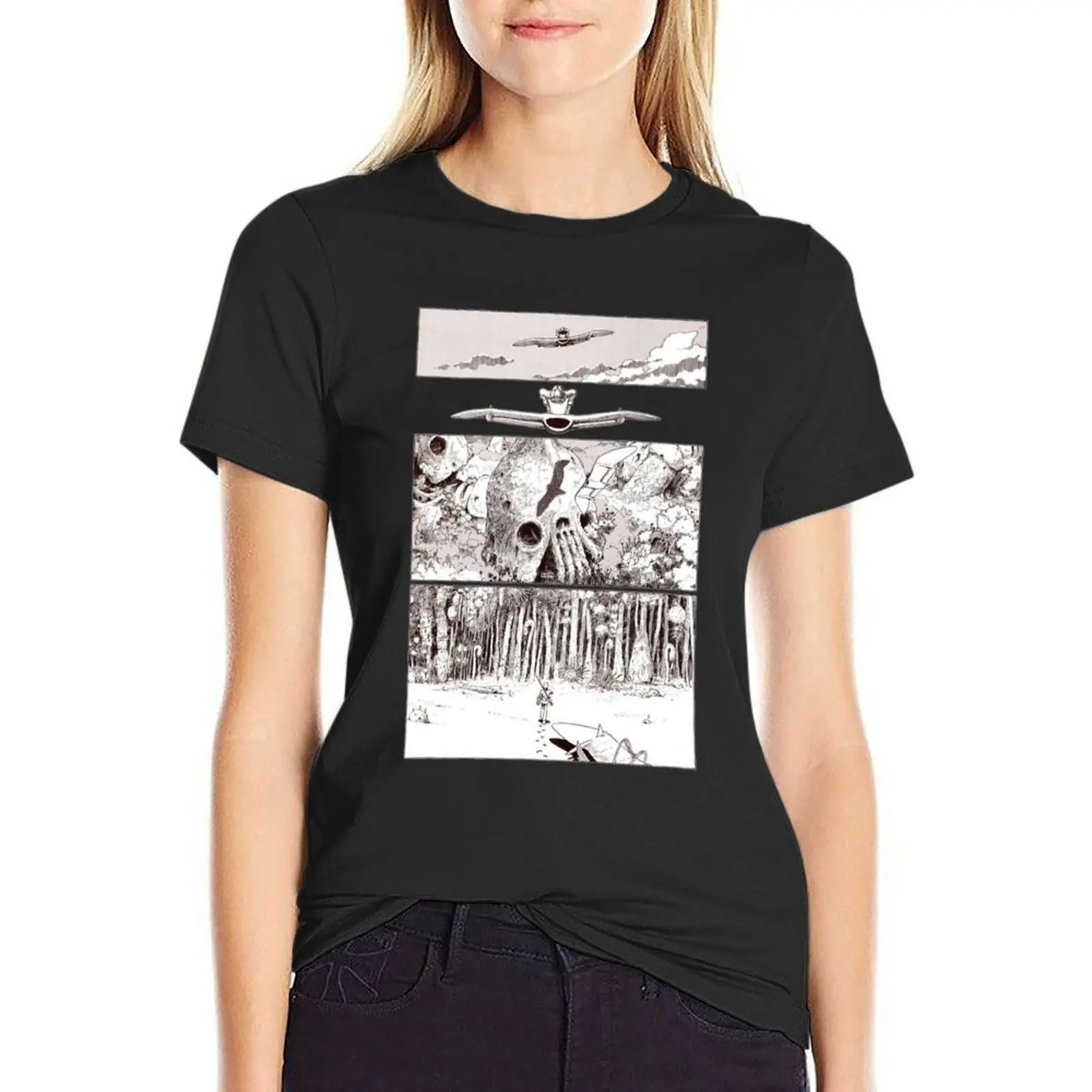 

Nausicaa Glider 3 T-shirt vintage clothes graphics western t shirts for Women