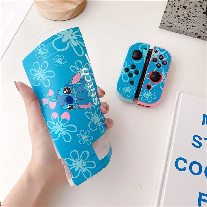 Disney Stitch per custodia per interruttore scatola protettiva divisa per accessori Nintendo Switch NS Console TPU Fundas