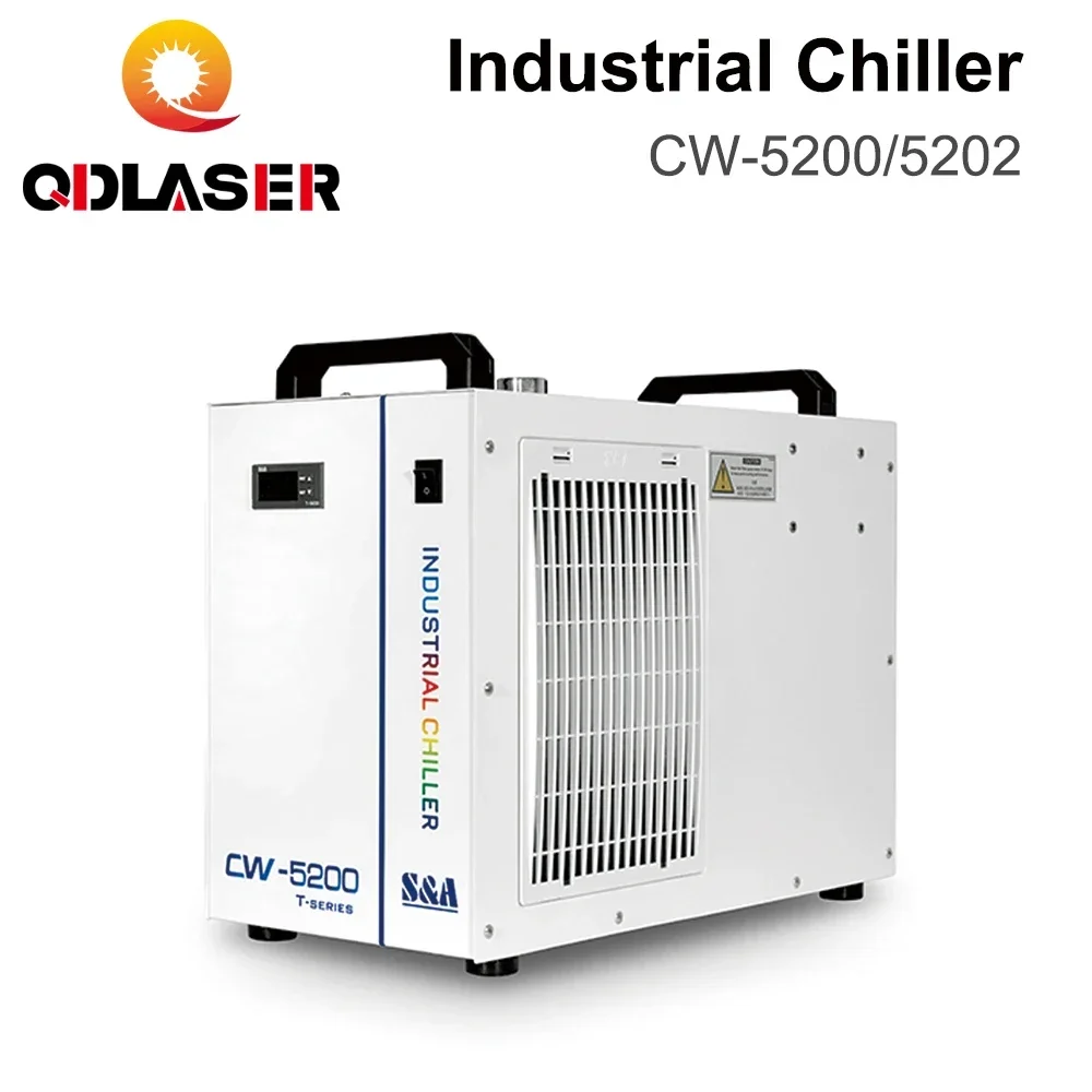 QDLASER CW5200 CW5202 S&A Water Chillers Industrial air water cooler for CO2 Laser Engraving Cutting Machine Cooling