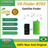 GTMEDIA V8 Finder BT03 Digital Satellite Finder DVB-S/S2 1080P Better Than Satlink Ws-6933 6906 6916 Support Android/IOS System