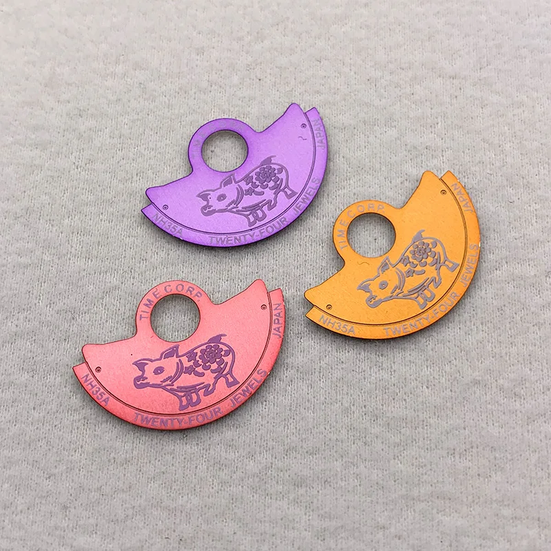 Mod หมูรูปการเคลื่อนไหวค้อนโรเตอร์ Patch Fit NH34 NH35 NH36 NH38 NH39 4R 6R 7S26 การเคลื่อนไหว Oscillating น้ําหนัก Hammer Guard