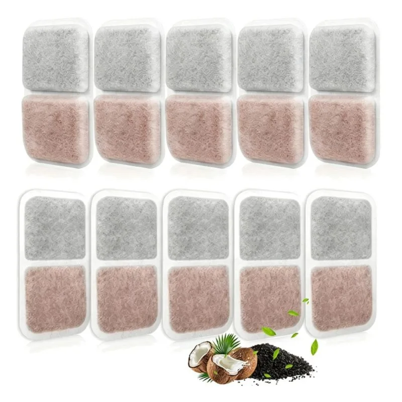 ●10 Pack Filter Replacement for Litter Boxes Jumbo/Regular/ Smartsift Litter Box,Dual Action Pad