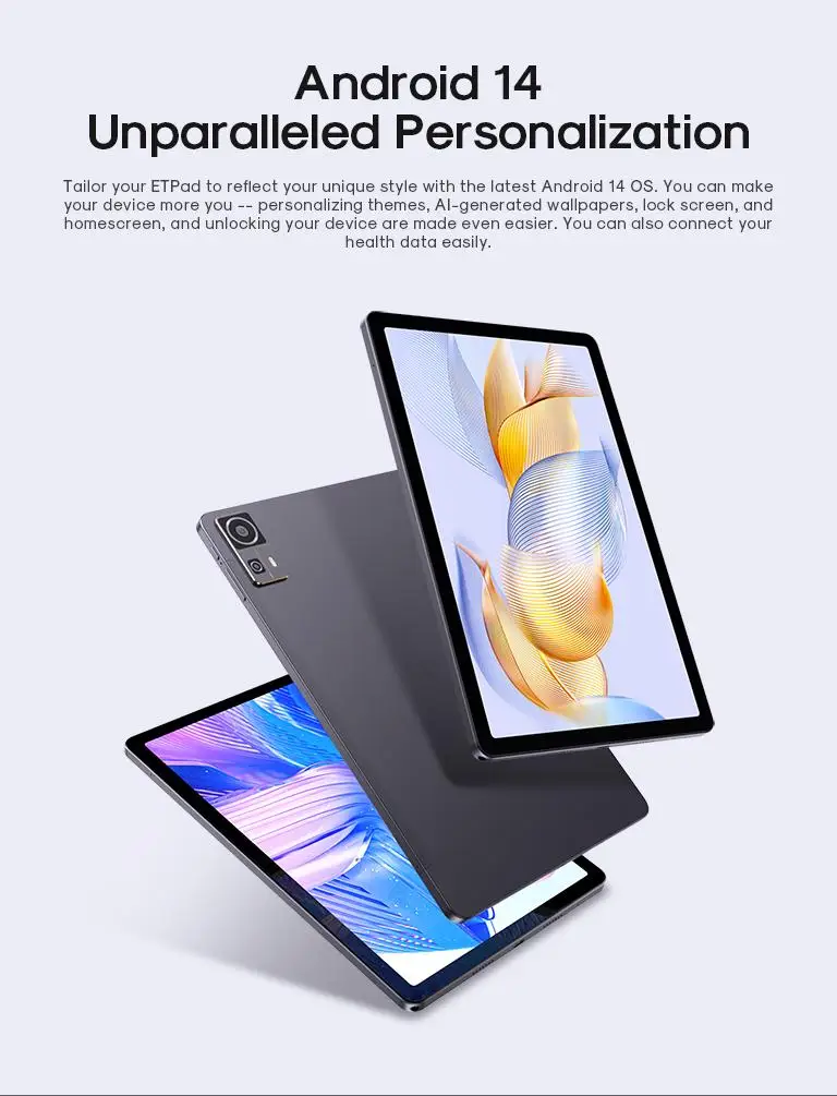 Acer Gadget E10 ETPad Tablet Snapdragon685 10.95-inch 1920x1200 Google WidevineL1 Display 8GB RAM 128GB ROM 2.4G/5G