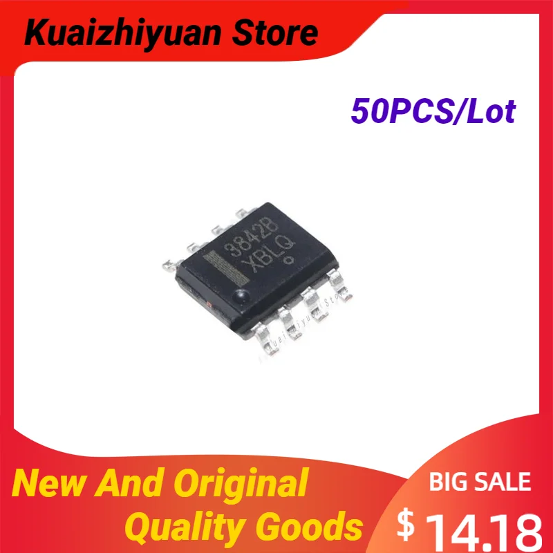 50PCS/Lot New And Original UC3843 DIP8 UC3843B UC3843BN DIP 3843 DIP-8 UC3843BD SOP-8 IC Chipset Quality Goods