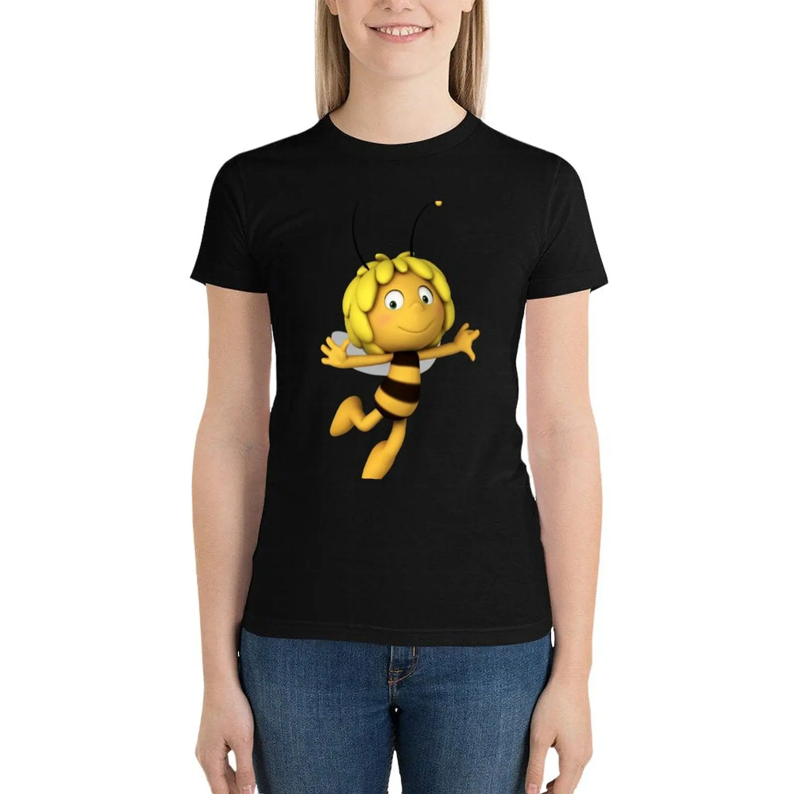 Maya the Bee T-Shirt female vintage clothes funny t-shirts for Women graphic tees