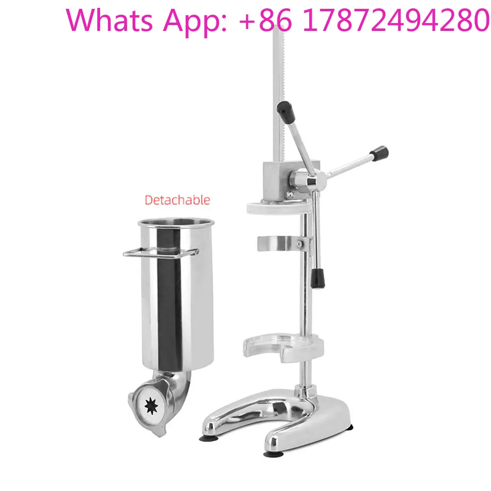 Máquina manual de 3L para hacer churros, máquina para hacer tapas españolas, churrera para churros casera