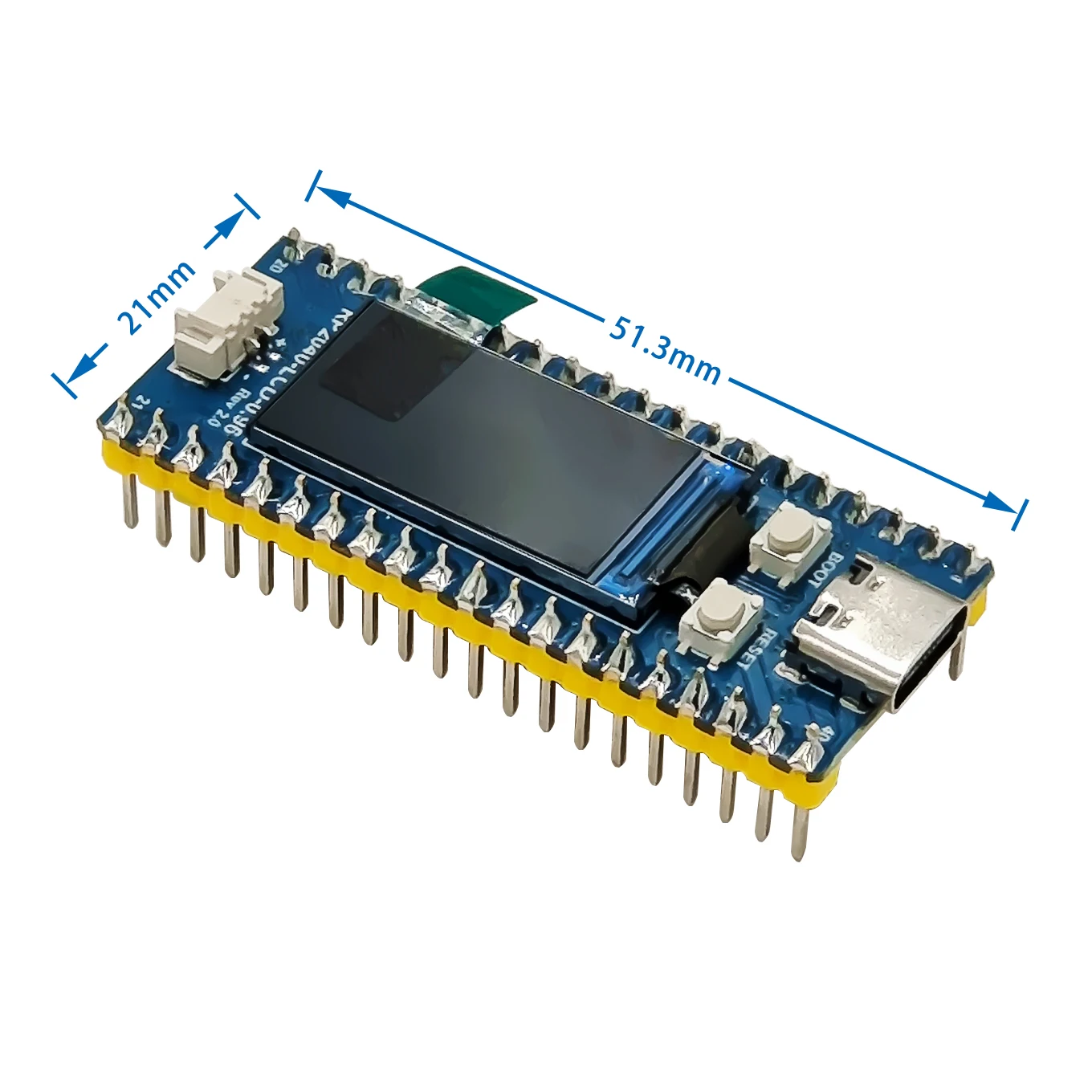 ESP32-S2-Pico Expansion Board 0.96 Inch Display Module 32-Bit LX7 Micro-Control 2.4GHz WiFi Development Board image 5