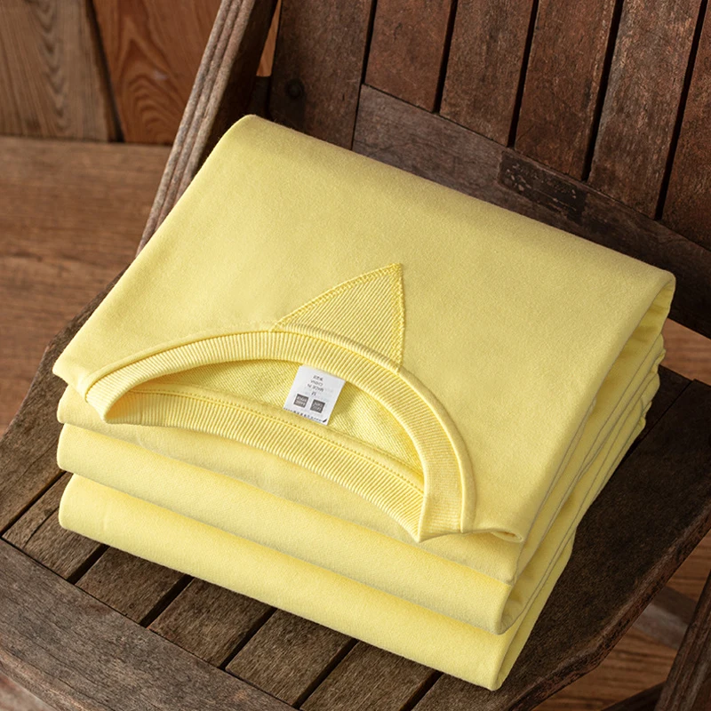 Custom men's fahion style Hot selling crew neck can be printed plus size men's hoodies