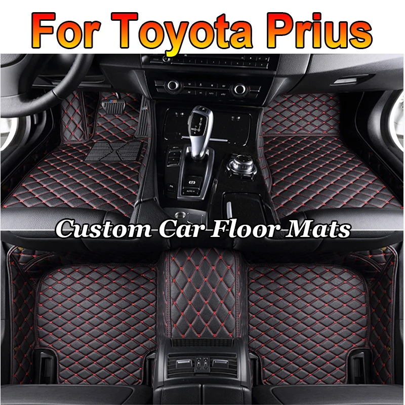 

Автомобильные коврики для Toyota Prius XW50 MK4 2016 2017 2018 2019 2020 2021, коврики, роскошные кожаные коврики, коврики, автомобильные аксессуары