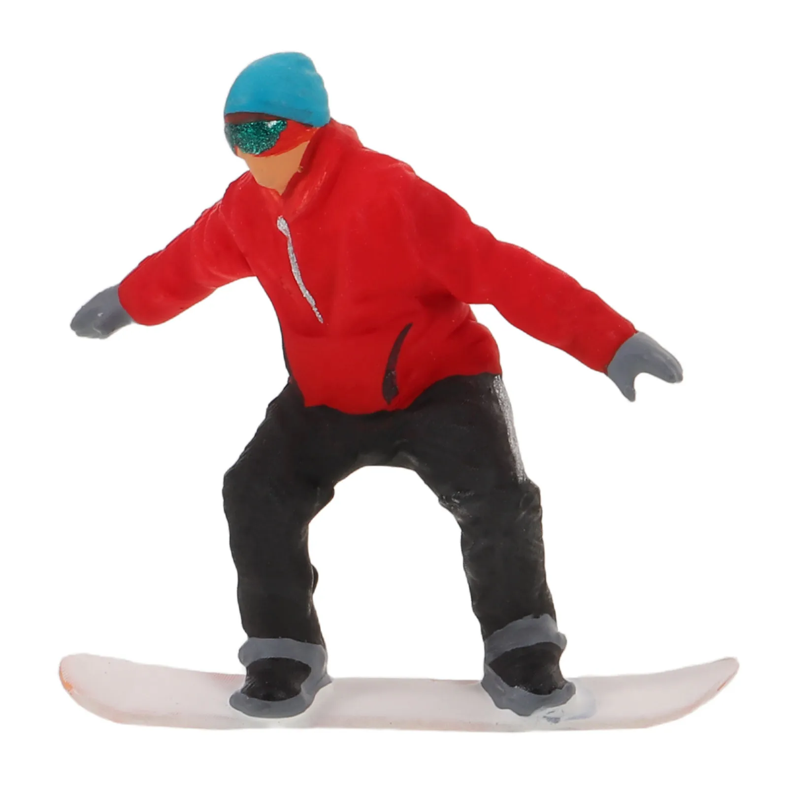 

1:87 Miniature Skiing People Set for Winter Landscape Decoration Sand Table Accessories Office Home Classroom Decor Simulation