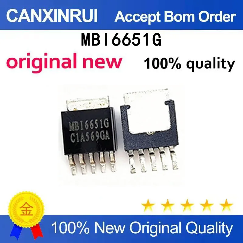 (5-100 pieces)Brand new original MBI6651GSD MBI6651G SMT TO-252 LED driver chip IC