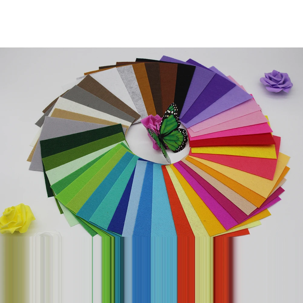 

Colorful Nonwoven Supplies Bulk Craft Supplies Diy Wool Felt Wool Felt Polyester Polyester Decorations
