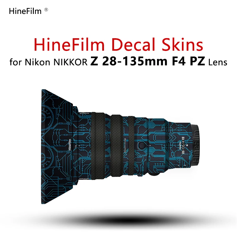Hinefilm Skin For Nikkor Z 28-135mm f/4 PZ Lens Sticker 28135 Lens Decal Skin for Nikon Z28-135 F4 Wrap Sticker Z28-135F4 Skin