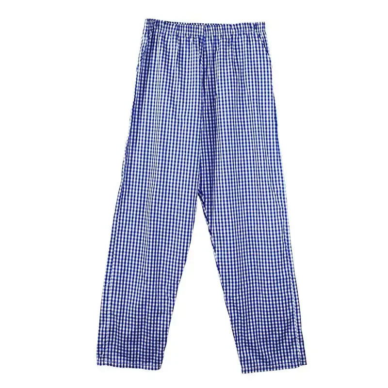 

Customized pure cotton men's air-conditioned home pants summer thin striped pajama pants Japanese mid-waist loose cotton
