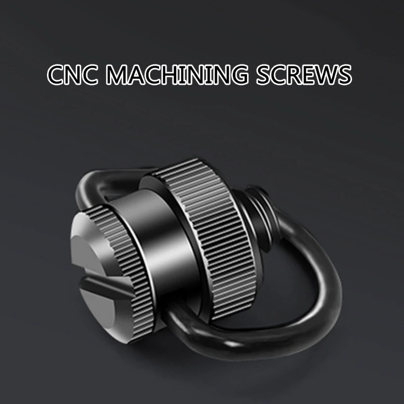 Sekrup Sling Kamera 1/4 Inci Profesional, Sekrup Cincin D, Dudukan Berengsel Sekrup