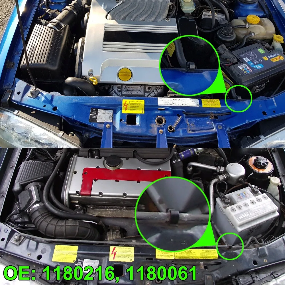 5/10PCS For Opel Meriva Astra Vectra Corsa Bonnet Rod Support Engine Hood Support Rod Engine Hood Rod Anchor Clip