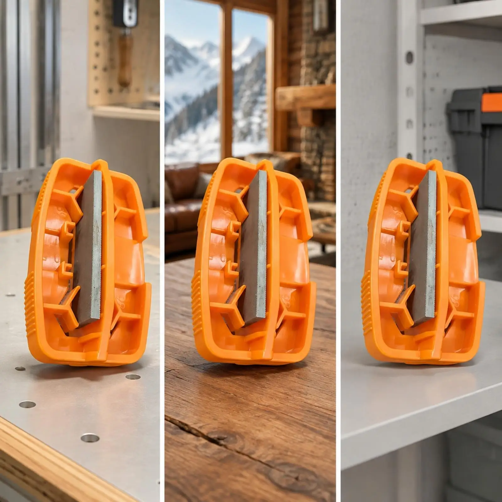 Ergonomic Ski Edge Sharpening File for Snowboard Tuning and Edge Repair