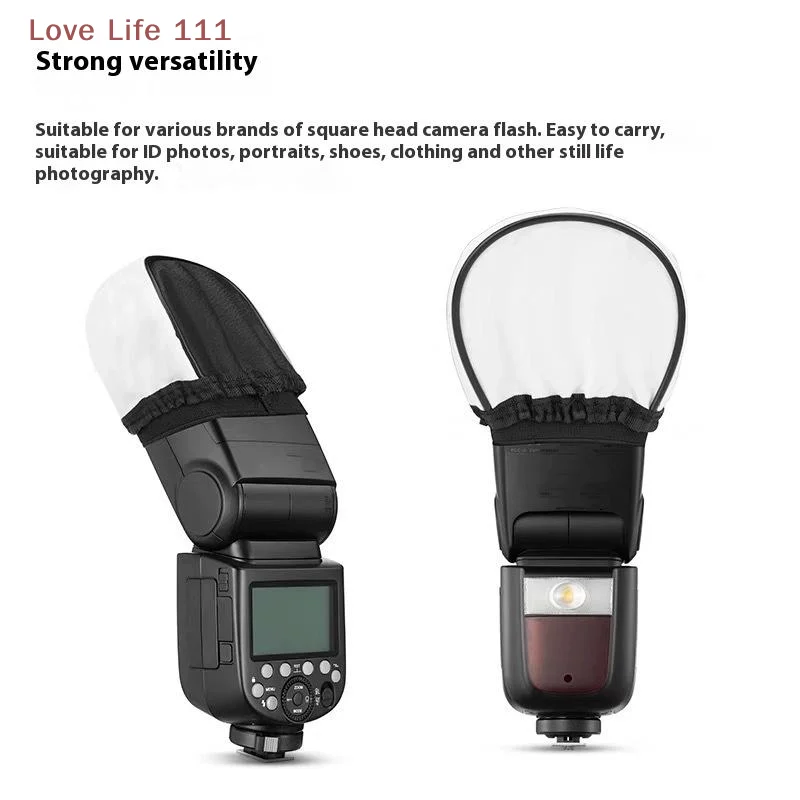 New 1/3Pcs Universal Softbox Diffuser For DSLR Cameras, Flash Light Speed Lights Mini Portable Lightweight Soft Box