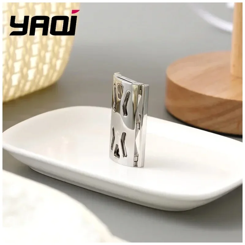 YAQI Safety Razor Head Stainless Steel Double Edge Razor Head Open Comb Replacement Part Shaver Head Wet Shaving for Men