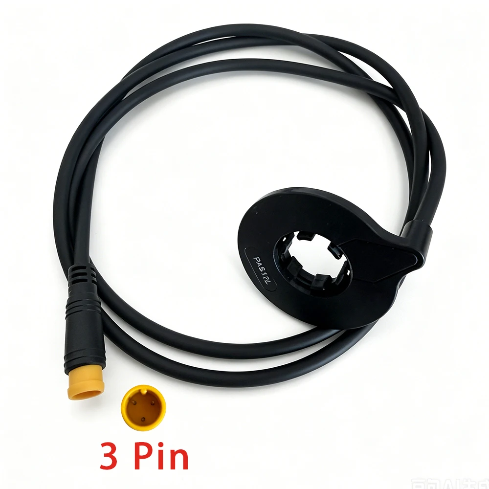 Nulkomma PAS12L 3-pin Male Electric Bikes Sensor, Electric Bicycle Assistant Pedal Sensor, Gear Sensor for Electric Bike