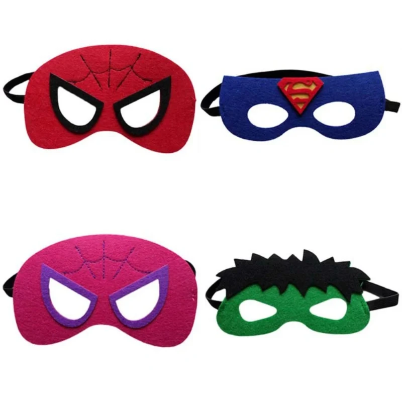 Maschera da supereroe Cosplay principessa Halloween natale bambini costumi da festa per adulti maschere maschera da supereroe regalo per feste per bambini