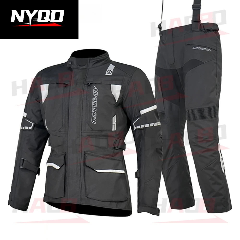 

Мотокуртка CE для мотокросса, теплая, водонепроницаемая, с защитой от падений, для мужчин и женщин, для мотопутешествий