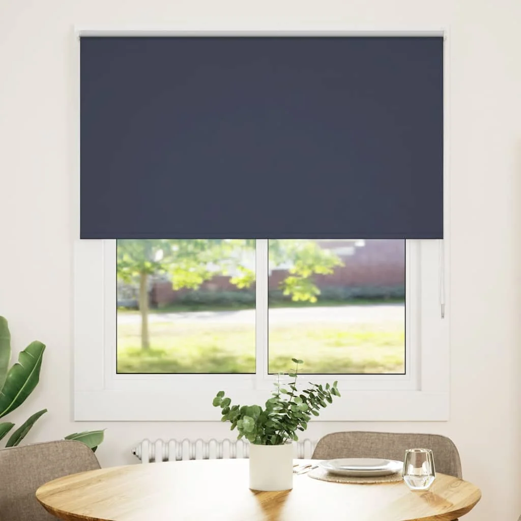Verdunkelungsrollo-Stoff, Breite 131,6 cm, Polyester, thermische venezianische Fensterrollos mit einstellbarer Lichtfilterung und Sichtschutz für Küche und Schlafzimmer