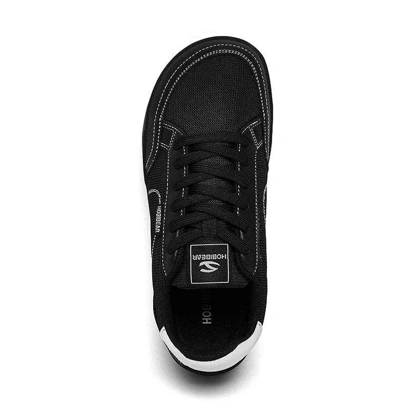 HOBIBEAR Barefoot Minimalist Shoes Womens Mens Wide Toe Lace Up Sneakers Zero Drop Comfortable Lightweight Walking Shoes