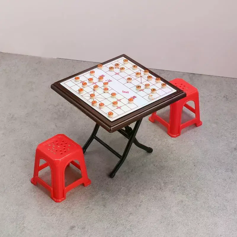 1 Juego de Mini ajedrez Gomoku para casa de muñecas, juguete de simulación, modelo de ajedrez volador en miniatura, accesorios para casa de muñecas, decoración de escritorio