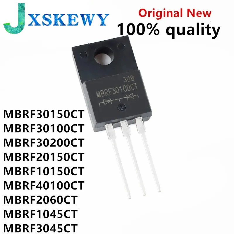10Pcs New MBRF30150CT TO-220F MBRF30100CT MBRF30200CT MBRF20150CT MBRF40100CT MBRF2060CT MBRF1045CT MBRF3045CT MBRF10150CT