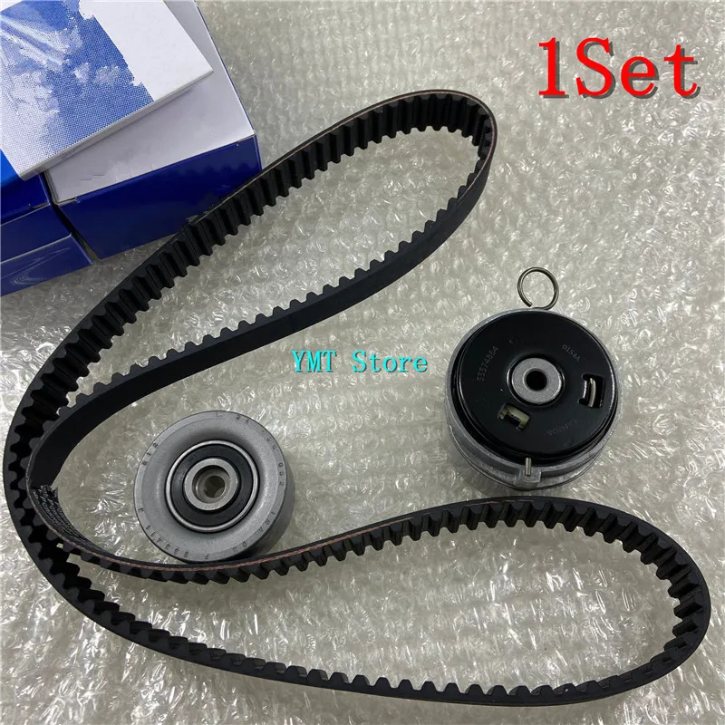 1Set Timing Belt Kit For Chevrolet Cruze Aveo Trax Sonic Opel Astra Insignia Zafira Vectra Pontiac G3 55574864 24436052 24422964