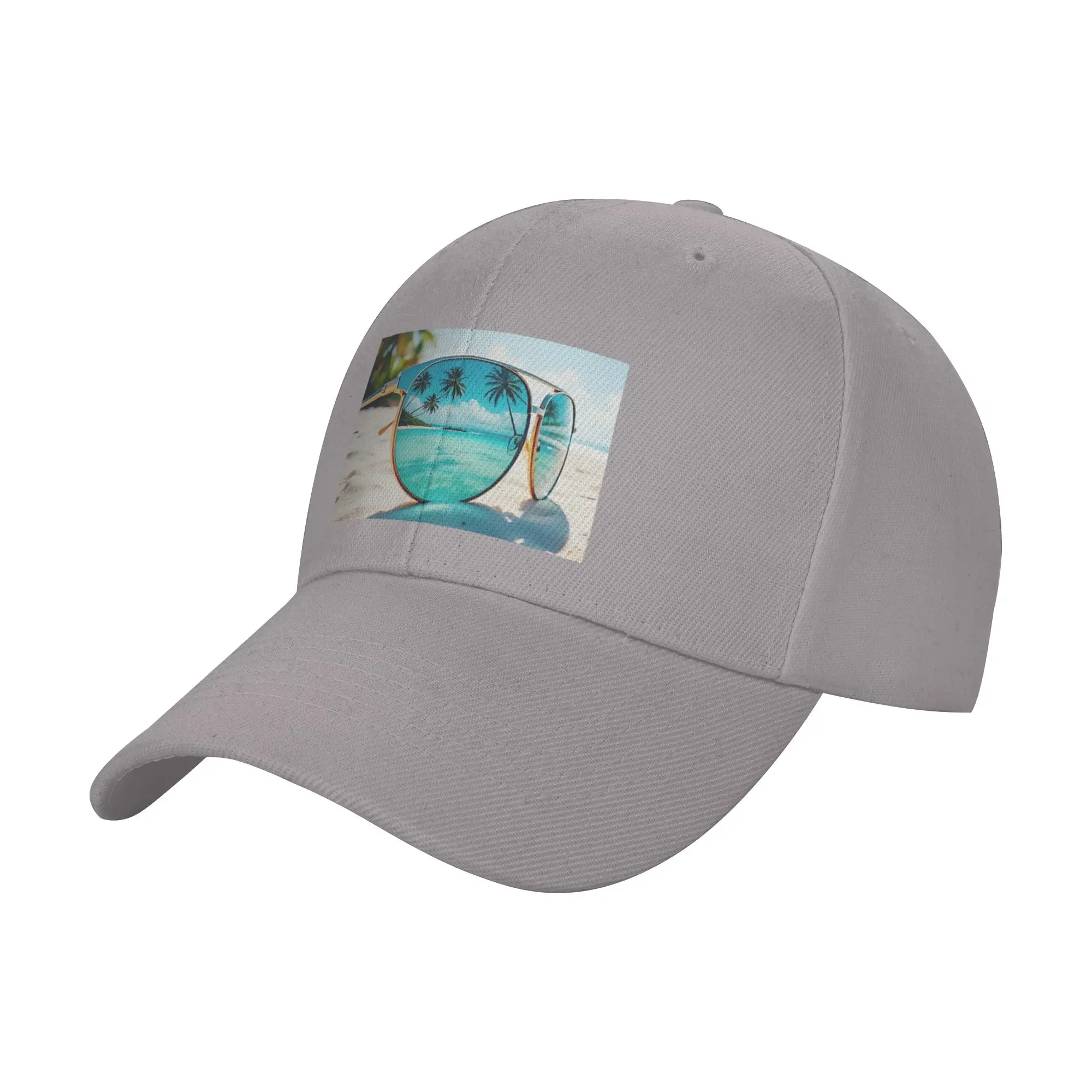Hot Sale Reflections of Paradise Baseball Cap  Oversized Men's Summer Cap  Fitness Activity Men's Summer Cap