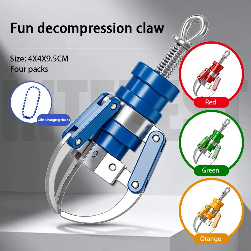 Doll Machine Grab-clip keychain Can Clip Simulated Mini Color Claw keychain Bag Pendant Accessories For Party Gifts New