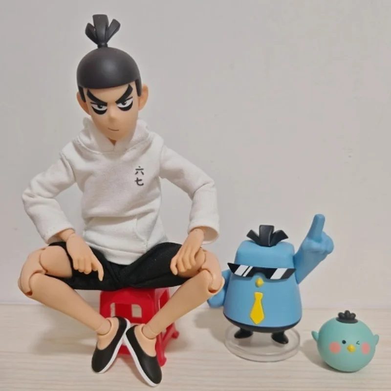 Assassin Wu Liuqi Felpa con cappuccio Versione 1/8 22 cm Bilancia Action Figure Articolata Personaggio Anime Merce Desktop Ornamento Regali