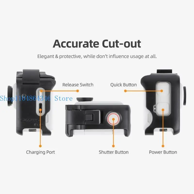 5asd Replacement Frame Cage Case for Insta 360 GO 3 Protective Durable Housing Case