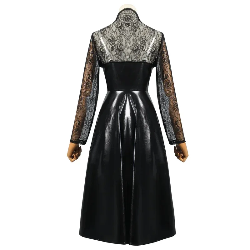 

Osaragi order cosplay anime Sakamoto Dias Okura costume wig party black leather dress sexy stockings woman costumesx;2,f;5.n;