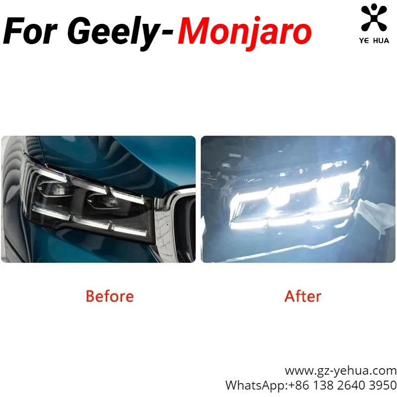 For GEELY Monjaro Manjaro Xingyue L KX11 2021 2022 Laser Headlight Modification Upgradation LED Dual Lens Assembly